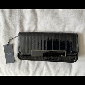 Ted Baker Lilsy Enamel Quilted Clutch French Bulldog - New with Tags